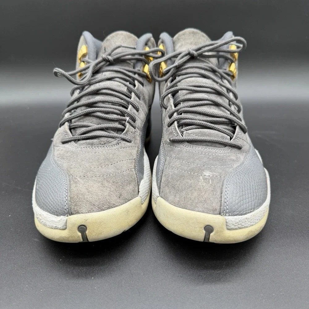 Nike Air Jordan 12 Retro Dark Grey Suede (2017) Mens Shoes Size 10.5 130690–005